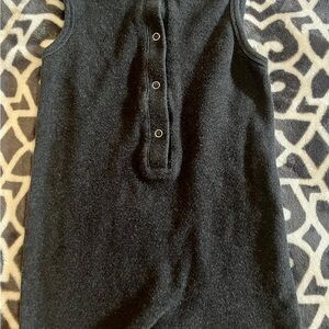 Little Bipsy 18-24 Month Charcoal Sleeveless Shortie Romper
